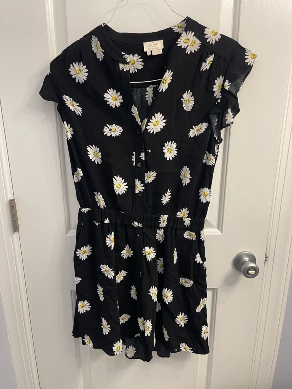kate spade Daisy Dot Short Sleeve Romper